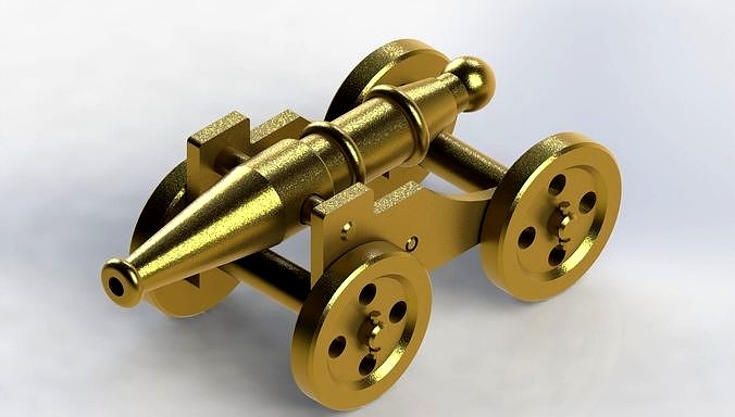 Mini Cannon 3D Model