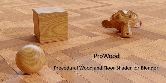 ProWood - Procedural Wood and Floor Shader Pack for Blende