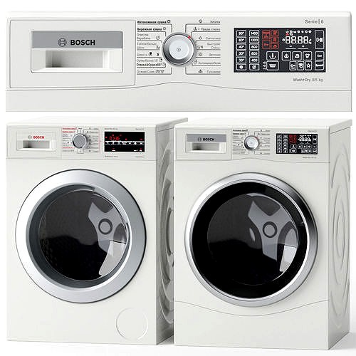 Set of washer-dryer BOSCH