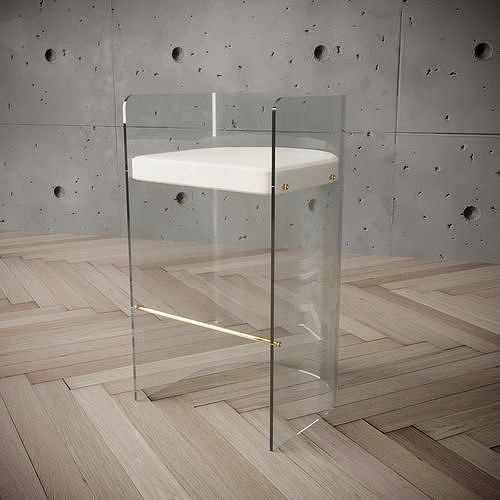 ANTONIO ACRYLIC BAR STOOL