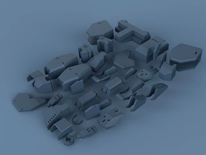Gundam mechanical kitbash
