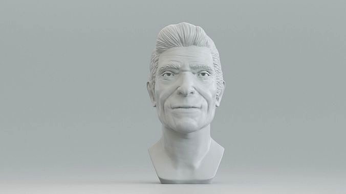 William Devoe Head Sculpture