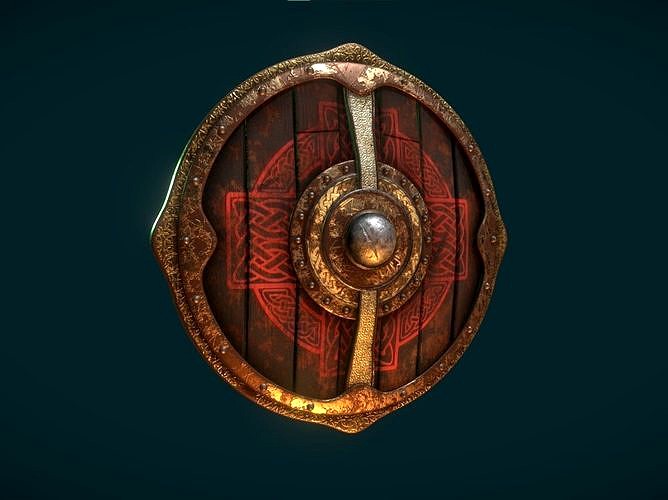 Battle Worn Viking Shield