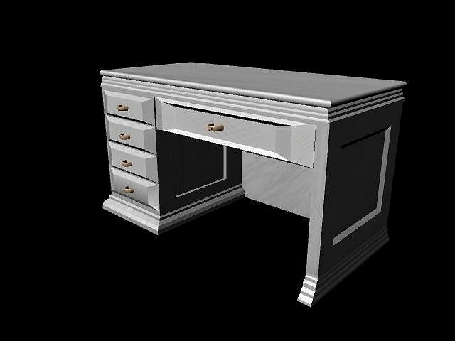 Office desk 3D model