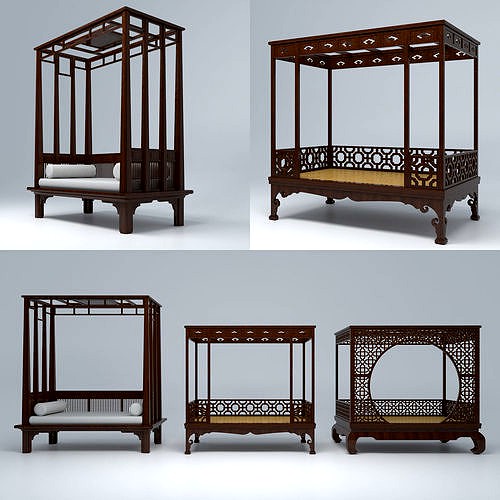 CANOPY BED SET