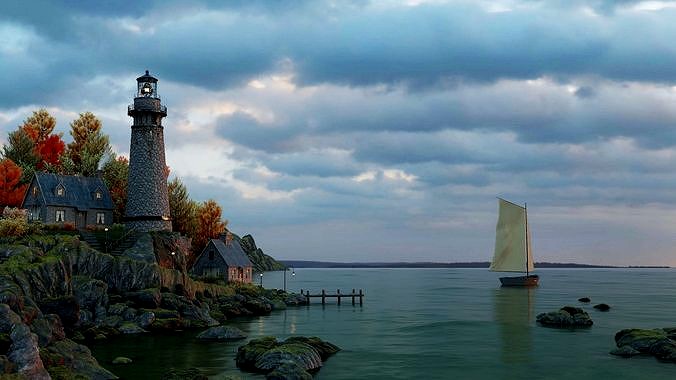 Lighthouse Sunset