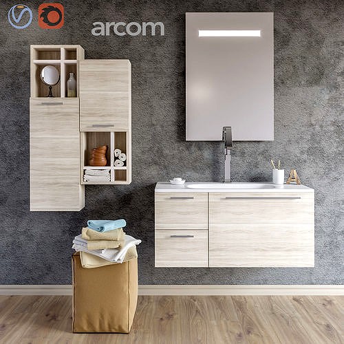 Set of bathroom furniture 1