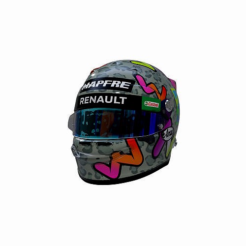 Ricciardo helmet 2020