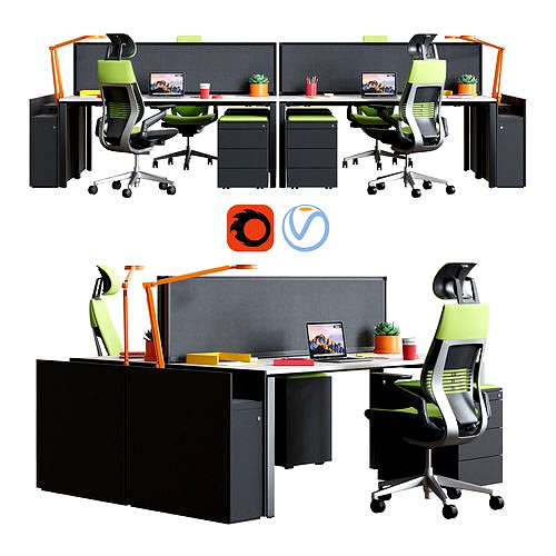 Steelcase - Office Table FrameOne Work Space