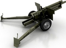 Howitzer 3D Model