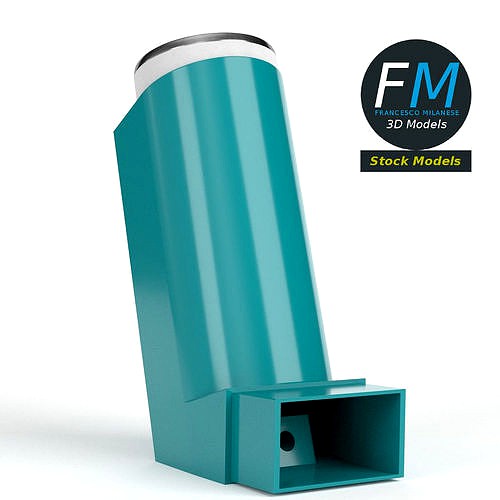 MDI metered dose inhaler 3d model
