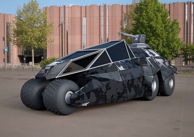 Batmobile concept car 3ds