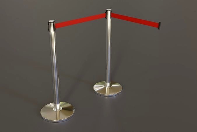 Floor Standing Retractable Stanchion