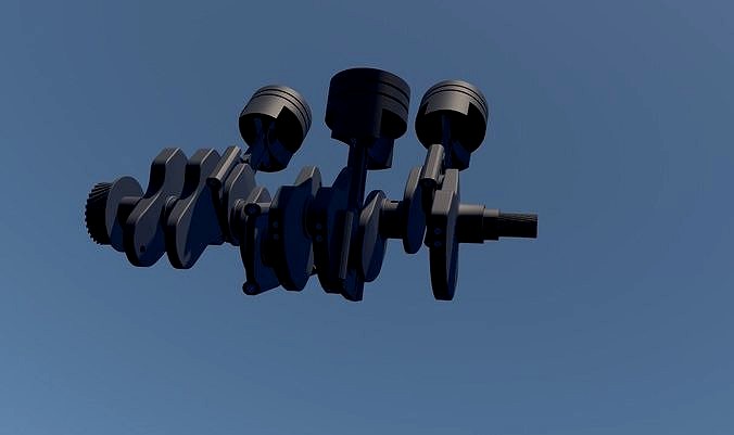 Piston Connecting Rod and Crankshaft