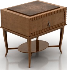 Bedside table 3D Model