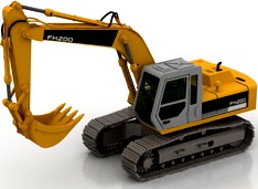 Digger 3D Model