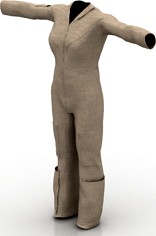 Flight suit 3D Model