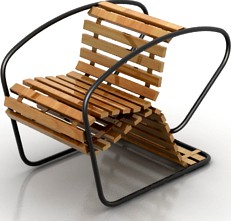 Armchair 3D Model