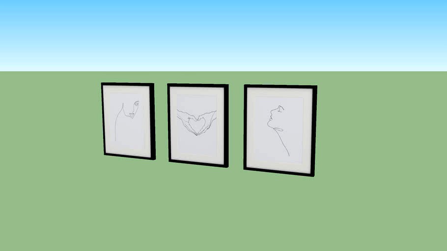 Structube Sketch wall art