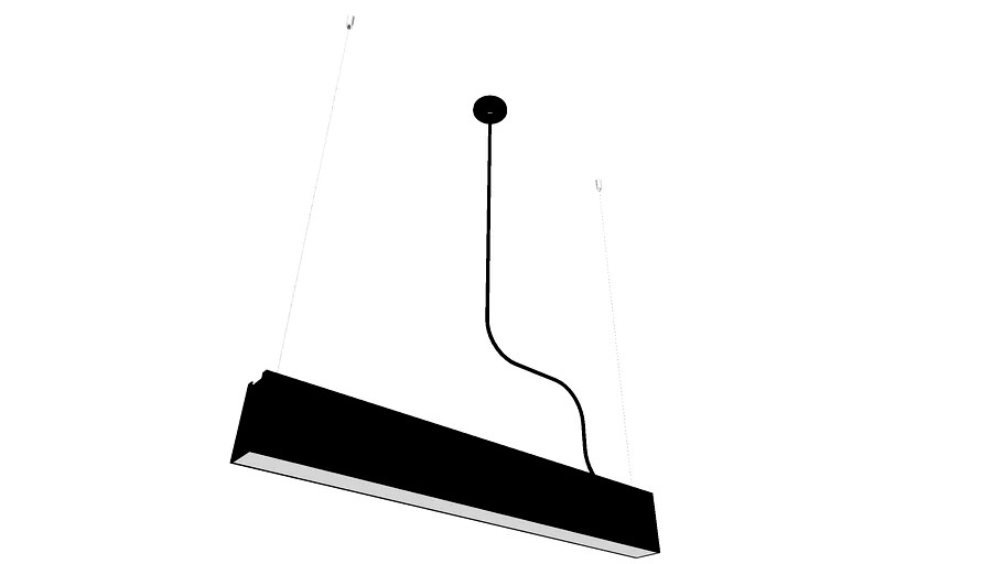 Luminária de Sobrepor Pendente Downlight com Difusor de Acrílico LED