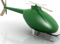 Helicopter 3D Model