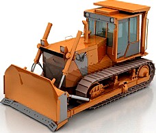Bulldozer 3D Model