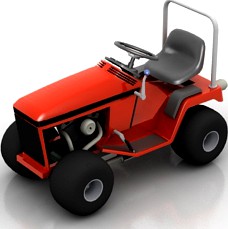 Mower 3D Model