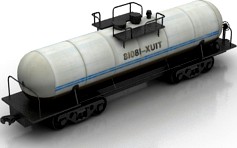 Train tank 3D Model