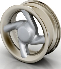 Car rim 3D Model