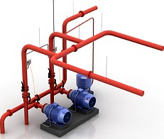 Pumping station 3D Model