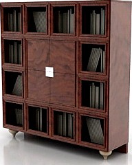 Bookcase 3D Model