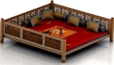 Trestle bed 3D Model