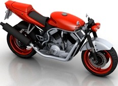 Motorcycle 3D Model