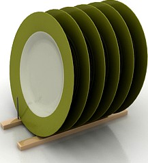 Plates 3D Model