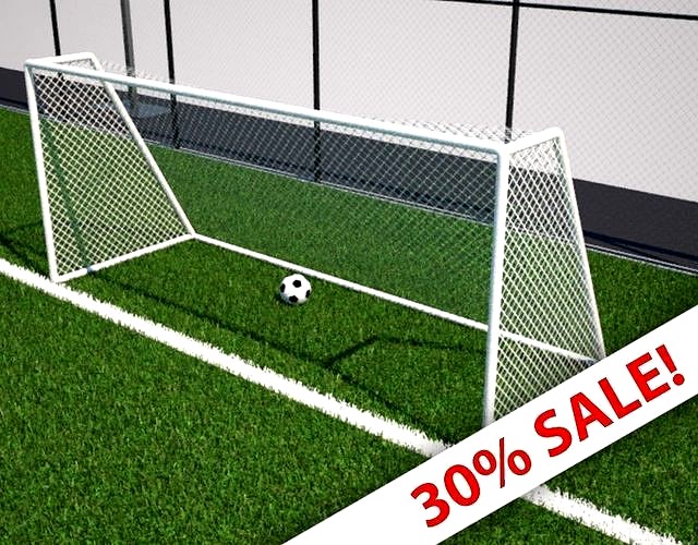 Football Net - soccer Net - Low Poly 3D model