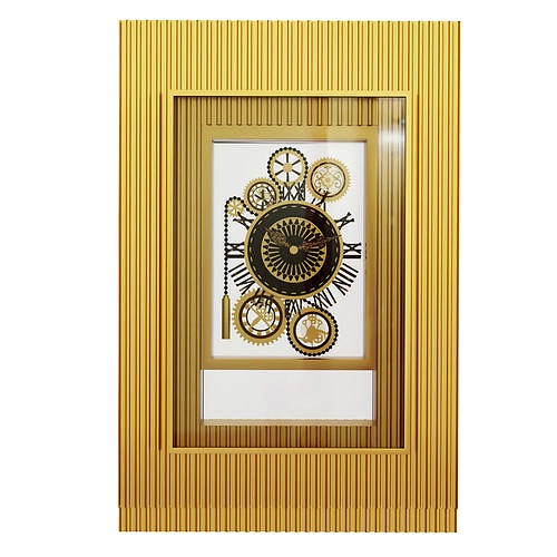 Decorative floor clock