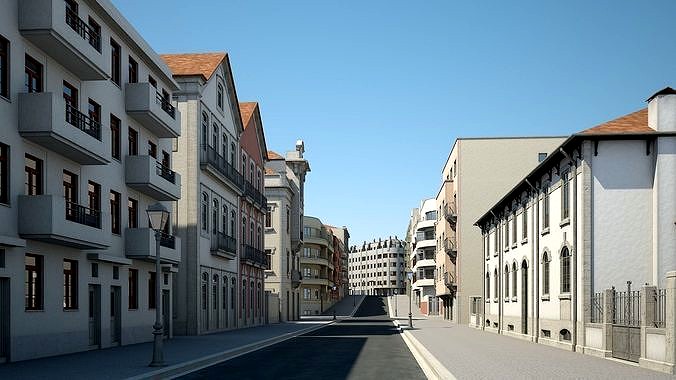 Modern City Street