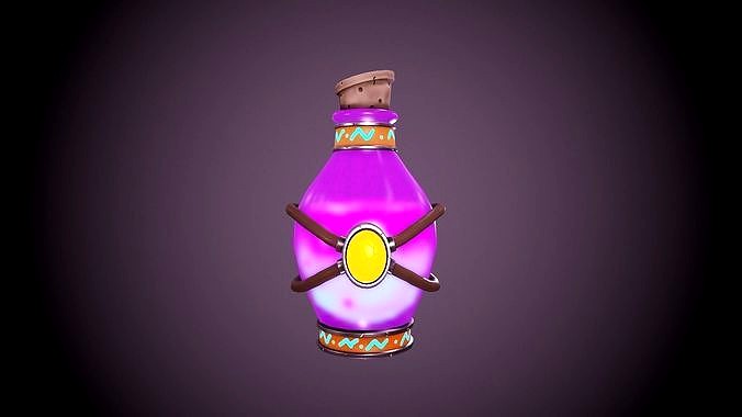 Stylized Magic Potion - Tutorial Included