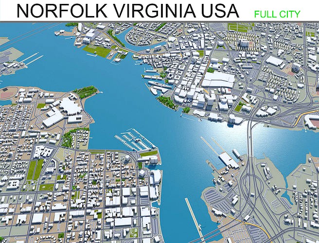 Norfolk Virginia USA 40km