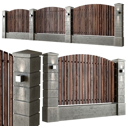 Modern fence