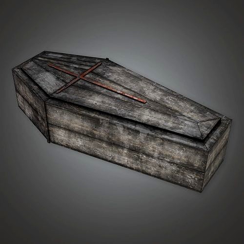 CEM - Cemetery Coffin 4 - PBR Game Ready