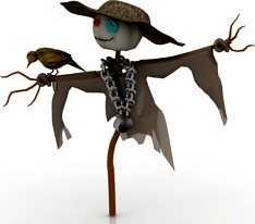 Scarecrow 3D Model