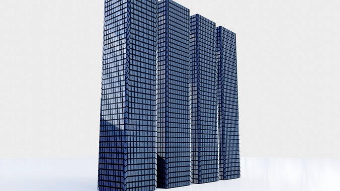LowPoly realistic Skyscraper