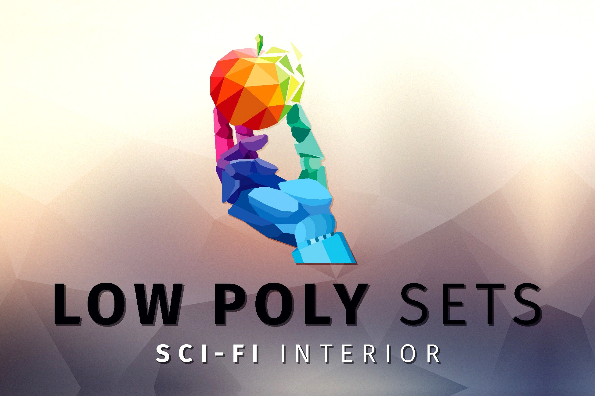 Low Poly Sets: Sci-Fi Interior