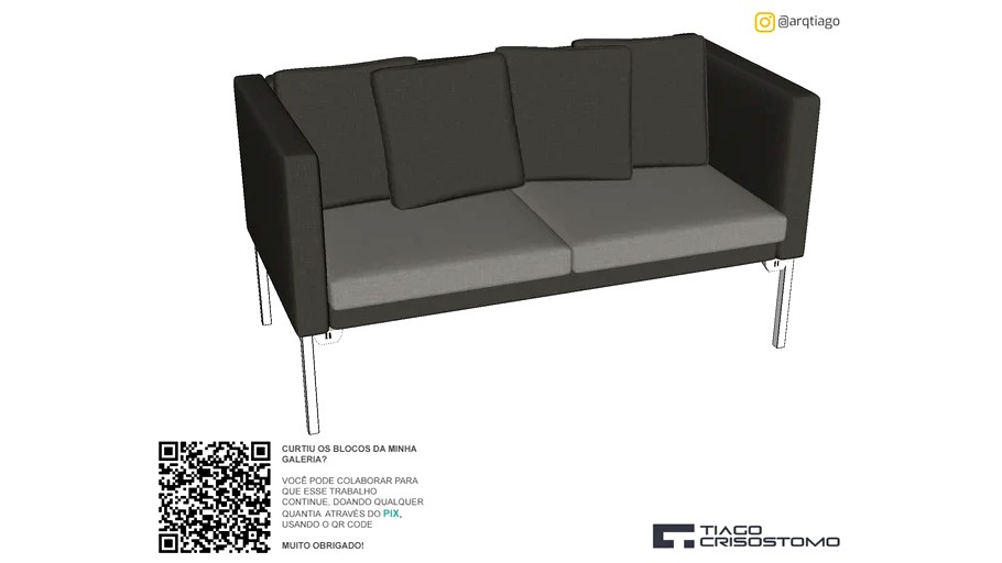 Join Sofás 140cm - MARELLI