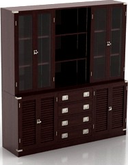 Bookcase 3D Model