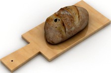 Bread 3D Model