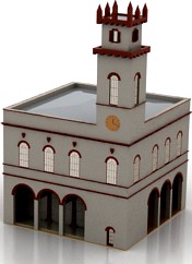 Town hall 3D Model
