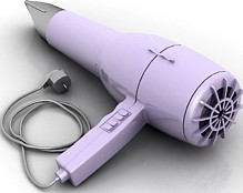 Hairdryer 3D Model