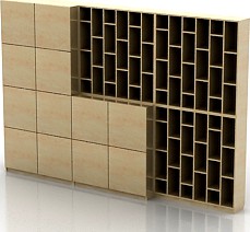 Bookcase 3D Model